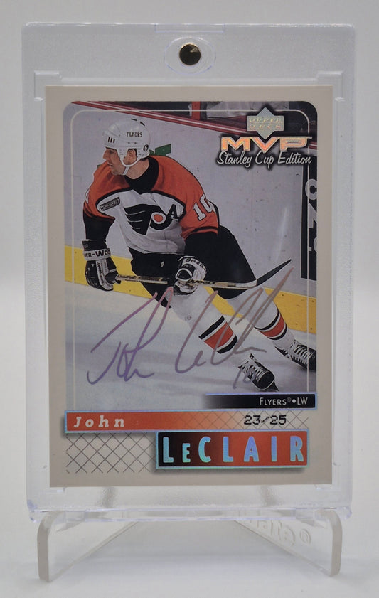1999-2000 Upper Deck John Leclair MVP Rainbow Scripts /25