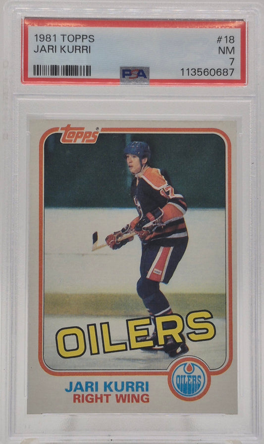 1981 Topps Jari KurrI PSA 7