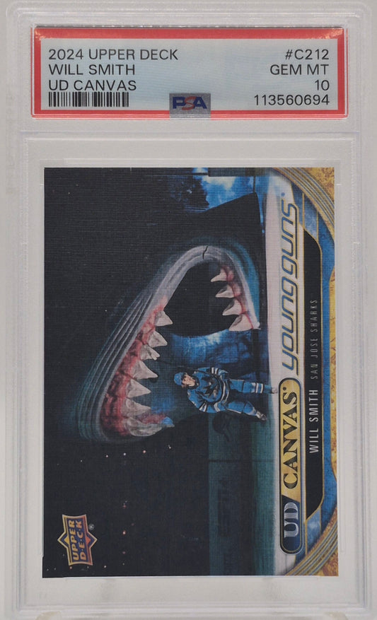 2024 Upper Deck Will Smith UD Canvas Young Guns PSA 10