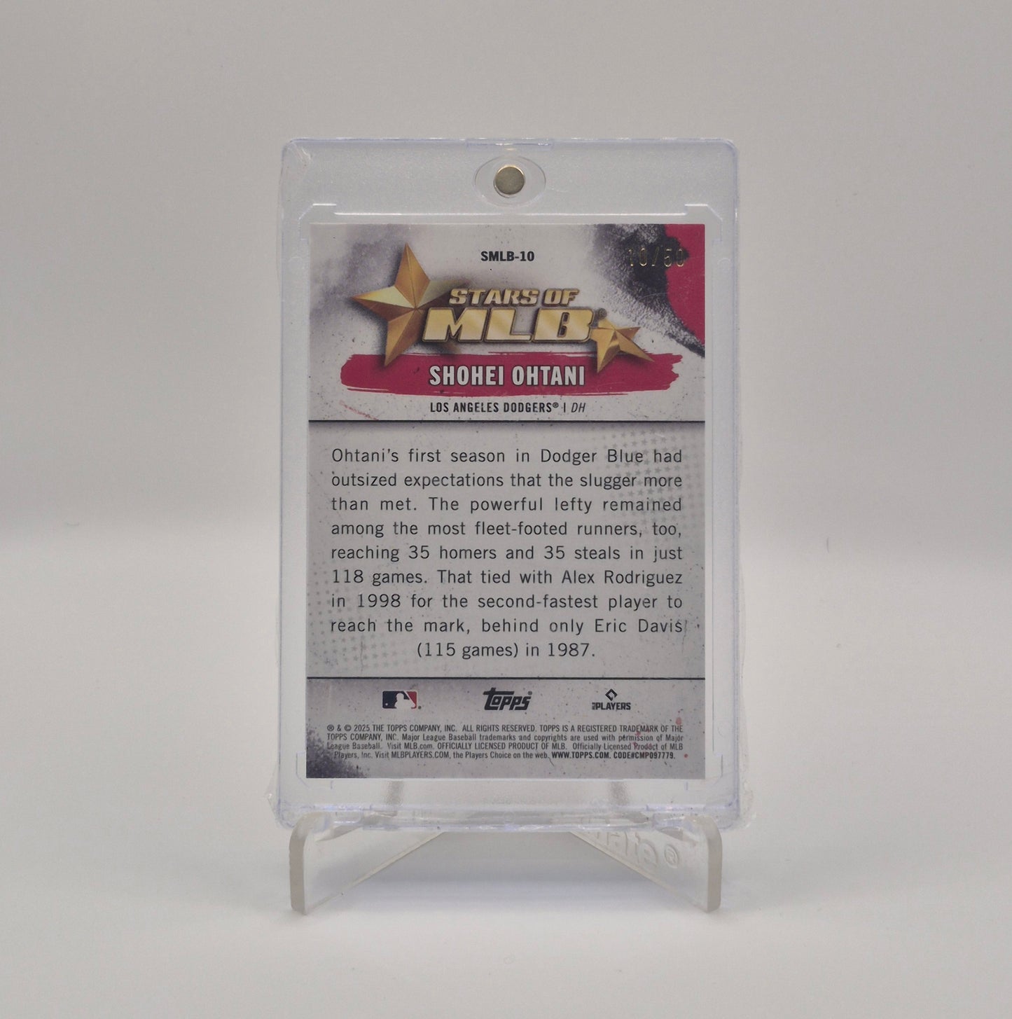 2025 Topps Shohei Ohtani Stars of MLB /50