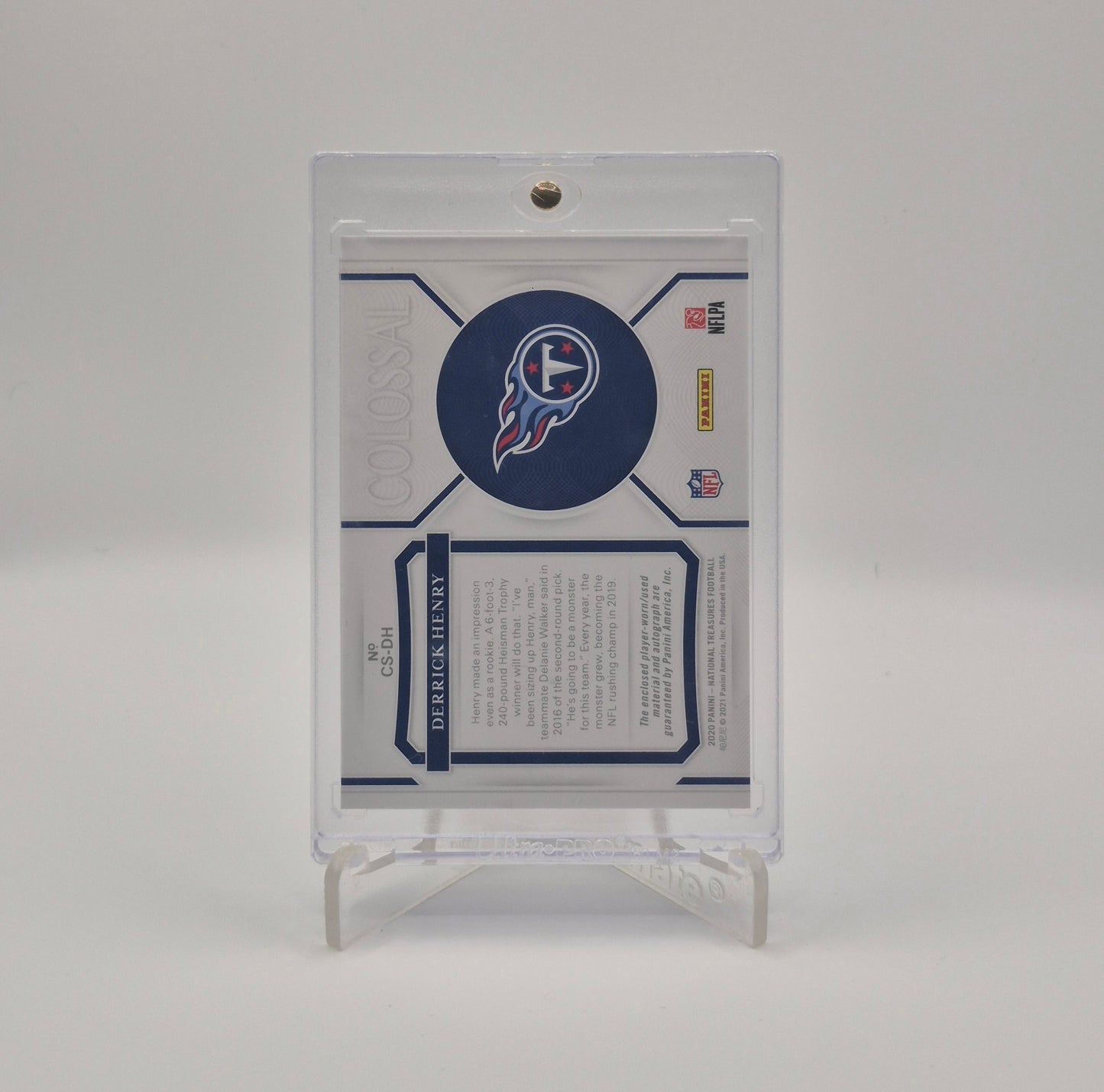 2020 Panini National Treasure Derrick Henry Colossal Autograph /35