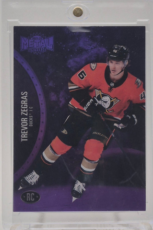 2021-22 Metal Universe Trevor Zegras Purple /199