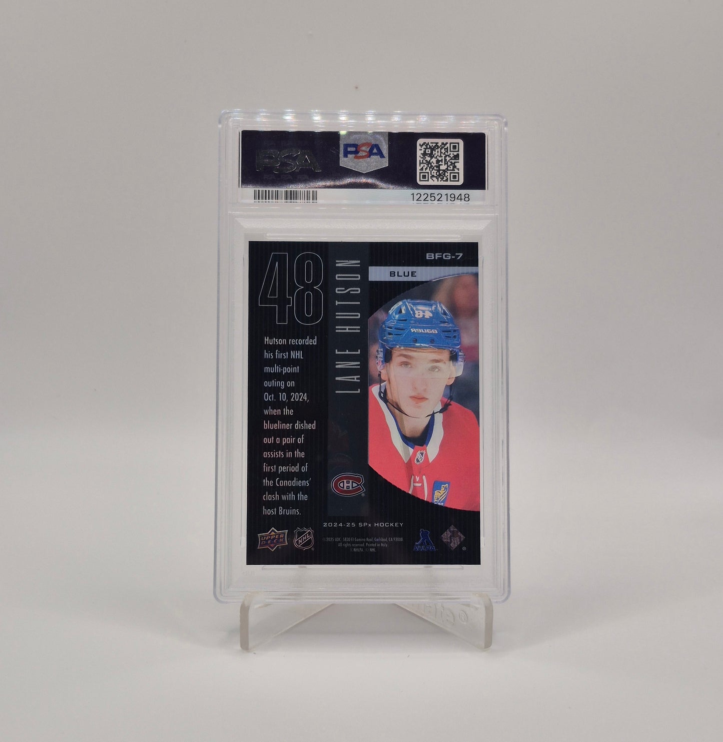 2024 SPx Lane Hutson Bound For Glory Blue /199