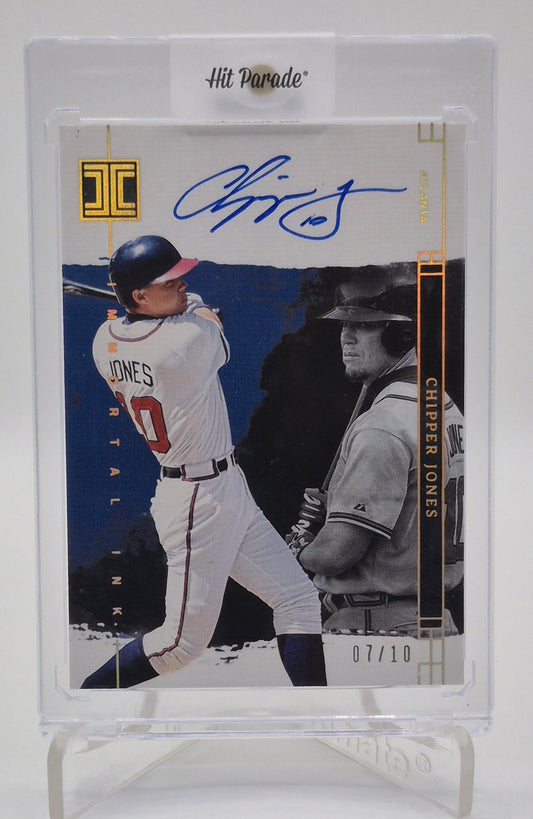 2024 Panini Impeccable Chipper Jones Autograph /10