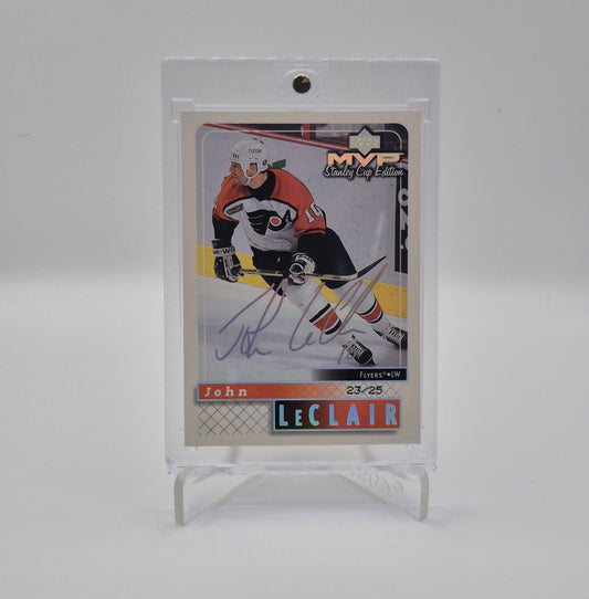 1999-2000 Upper Deck John Leclair MVP Rainbow Scripts /25