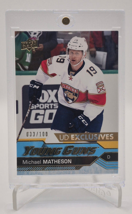 2016-17 Upper Deck Michael Matheson Young Gun Exclusives /100