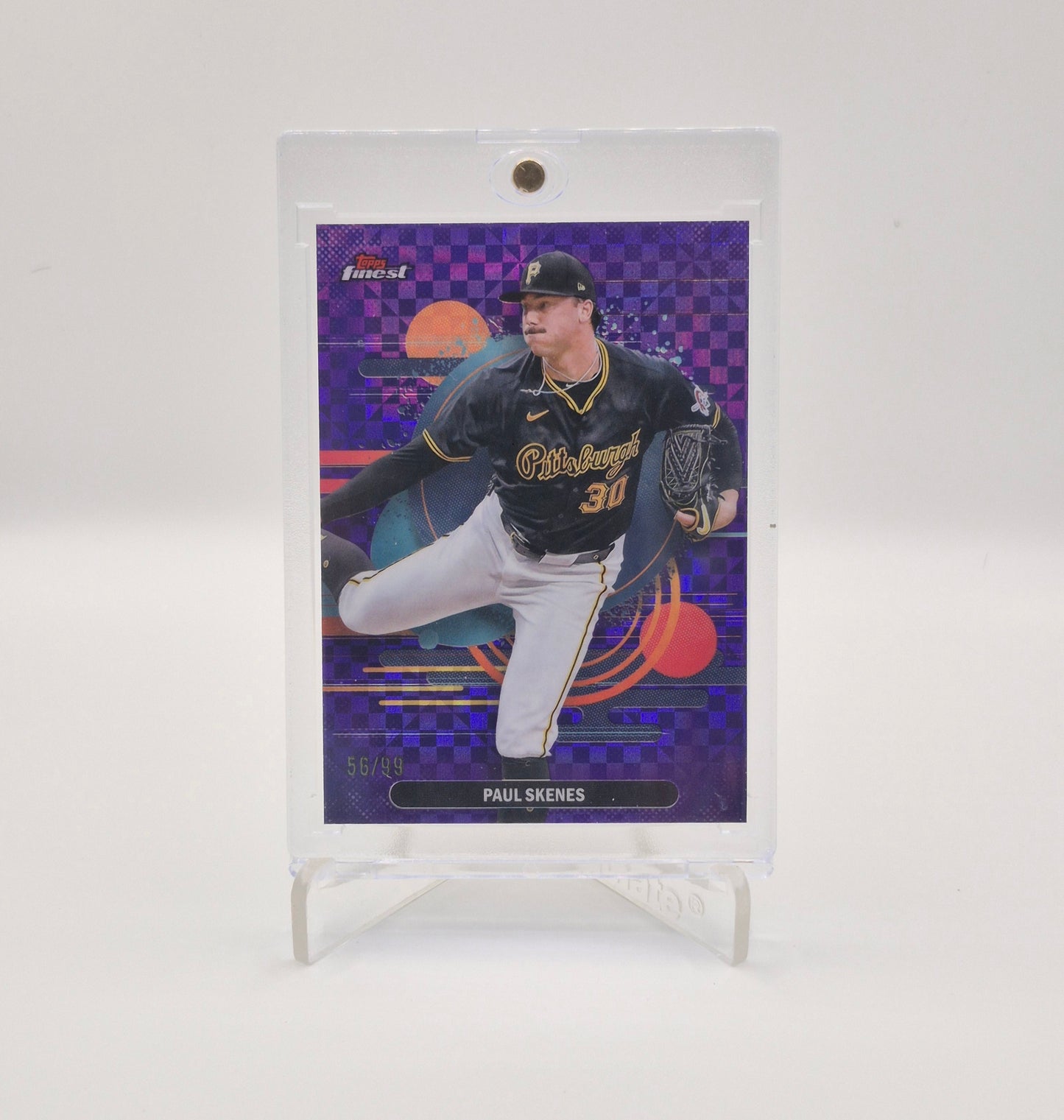 2025 Topps Finest Paul Skenes Purple Checkerboard /99