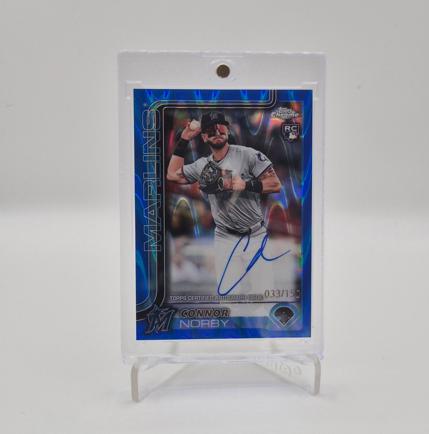 2025 Topps Chrome Connor Norby Autograph /150