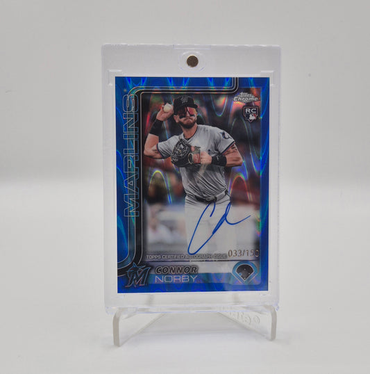 2025 Topps Chrome Connor Norby Autograph /150