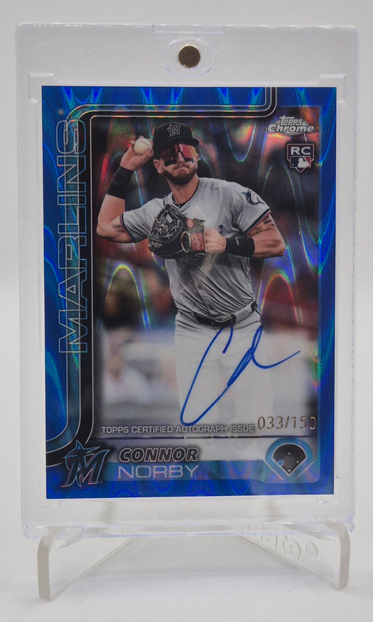 2025 Topps Chrome Connor Norby Autograph /150