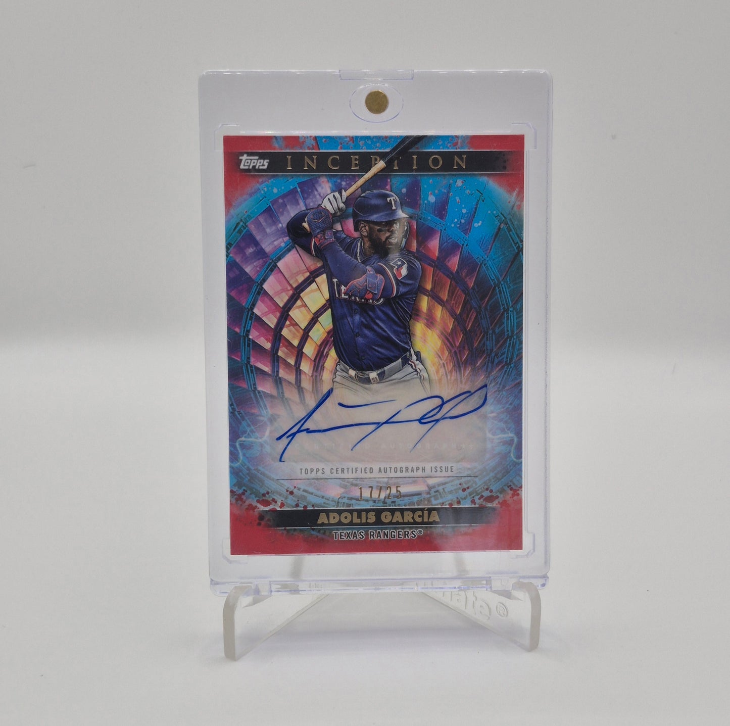 2024 Topps Inception Baseball Adolis García Red Autograph /25