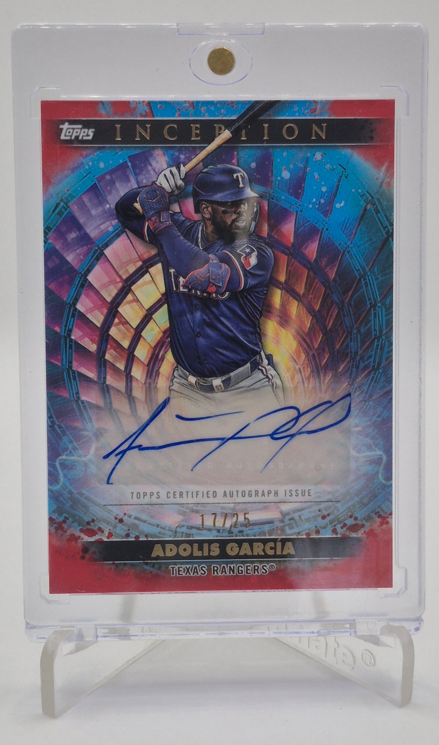 2024 Topps Inception Baseball Adolis García Red Autograph /25