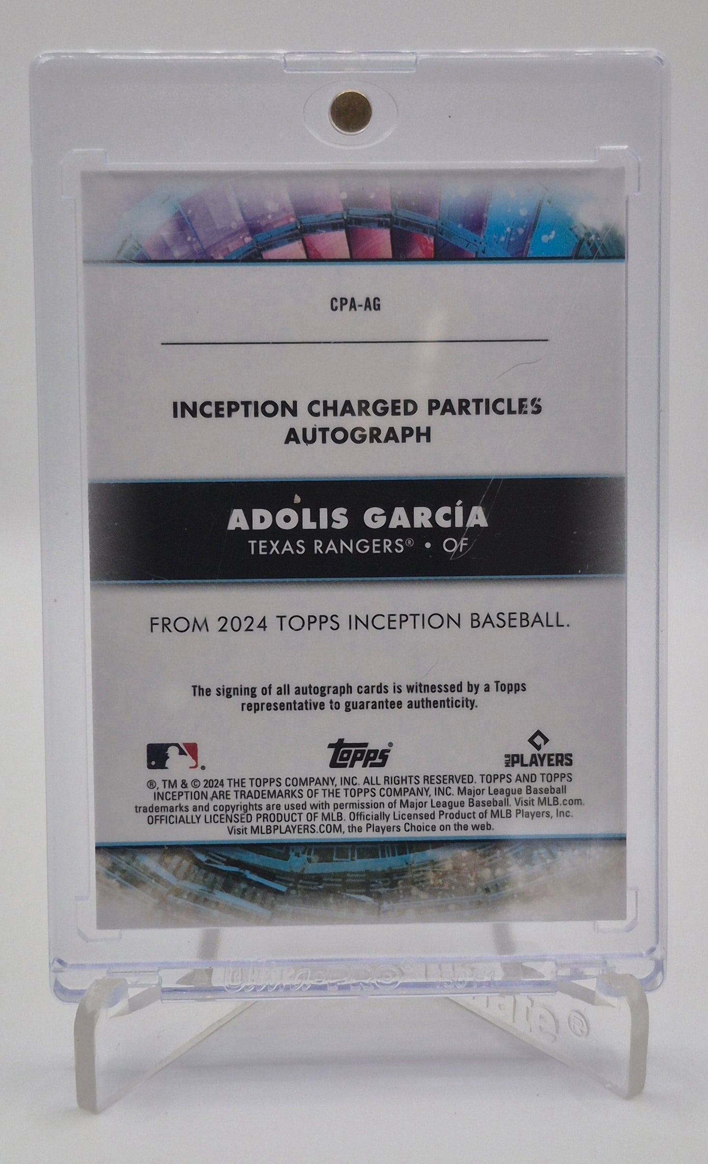 2024 Topps Inception Baseball Adolis García Red Autograph /25