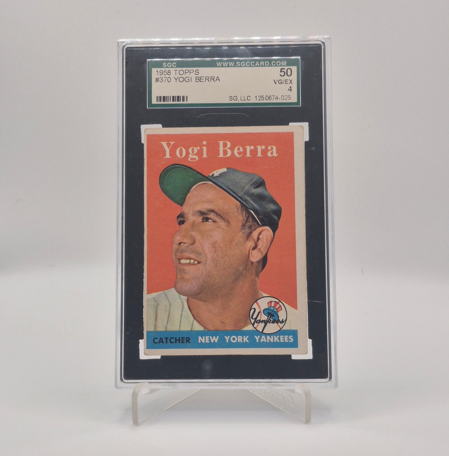 1958 Topps Yogi Berra SGC 4