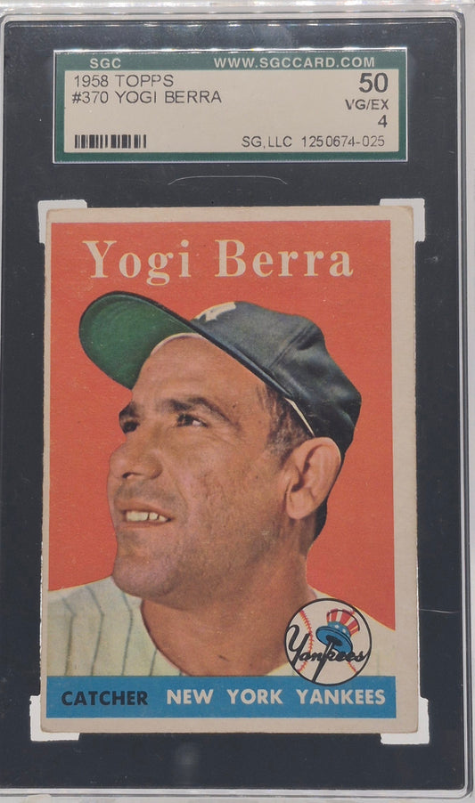 1958 Topps Yogi Berra SGC 4
