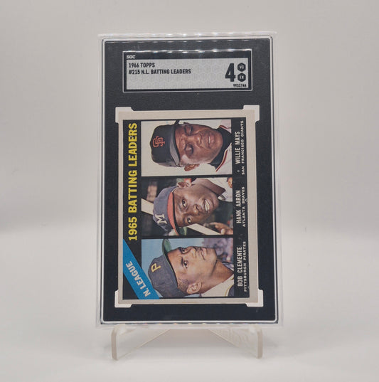 1966 Topps NL Batting Leaders SGC 4