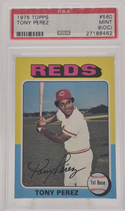 1975 Topps Tony Perez PSA 9 (OC)
