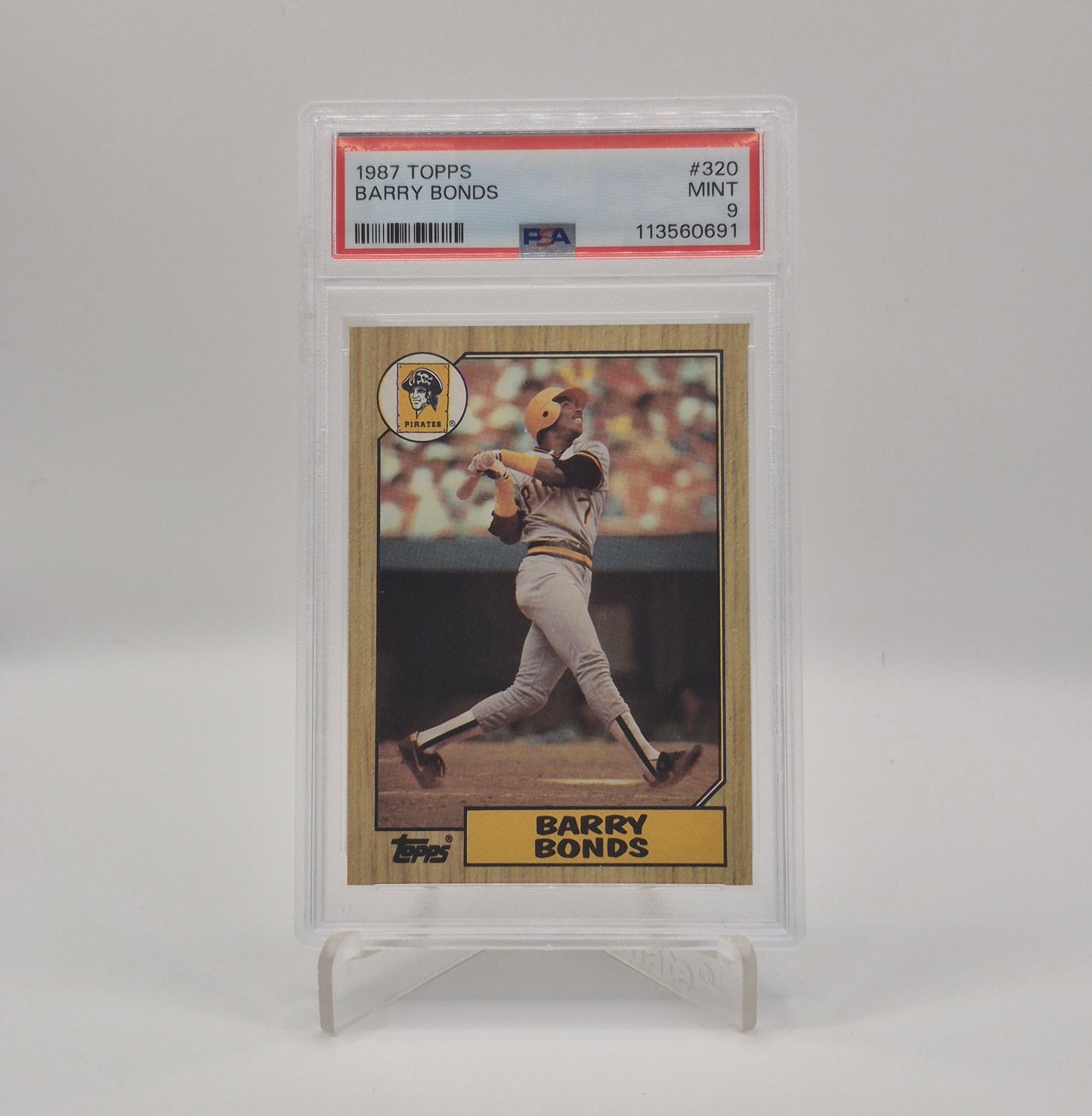 1987 Topps Barry Bonds PSA 9