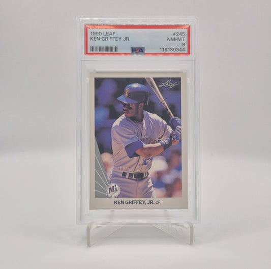 1990 Leaf Ken Griffey Jr. PSA 8