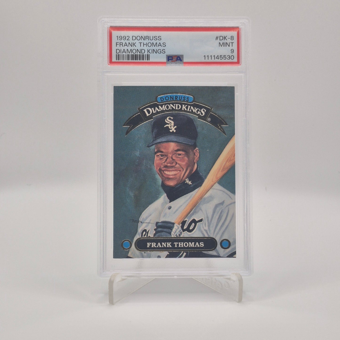 1992 Donruss Frank Thomas Diamond Kings PSA 9