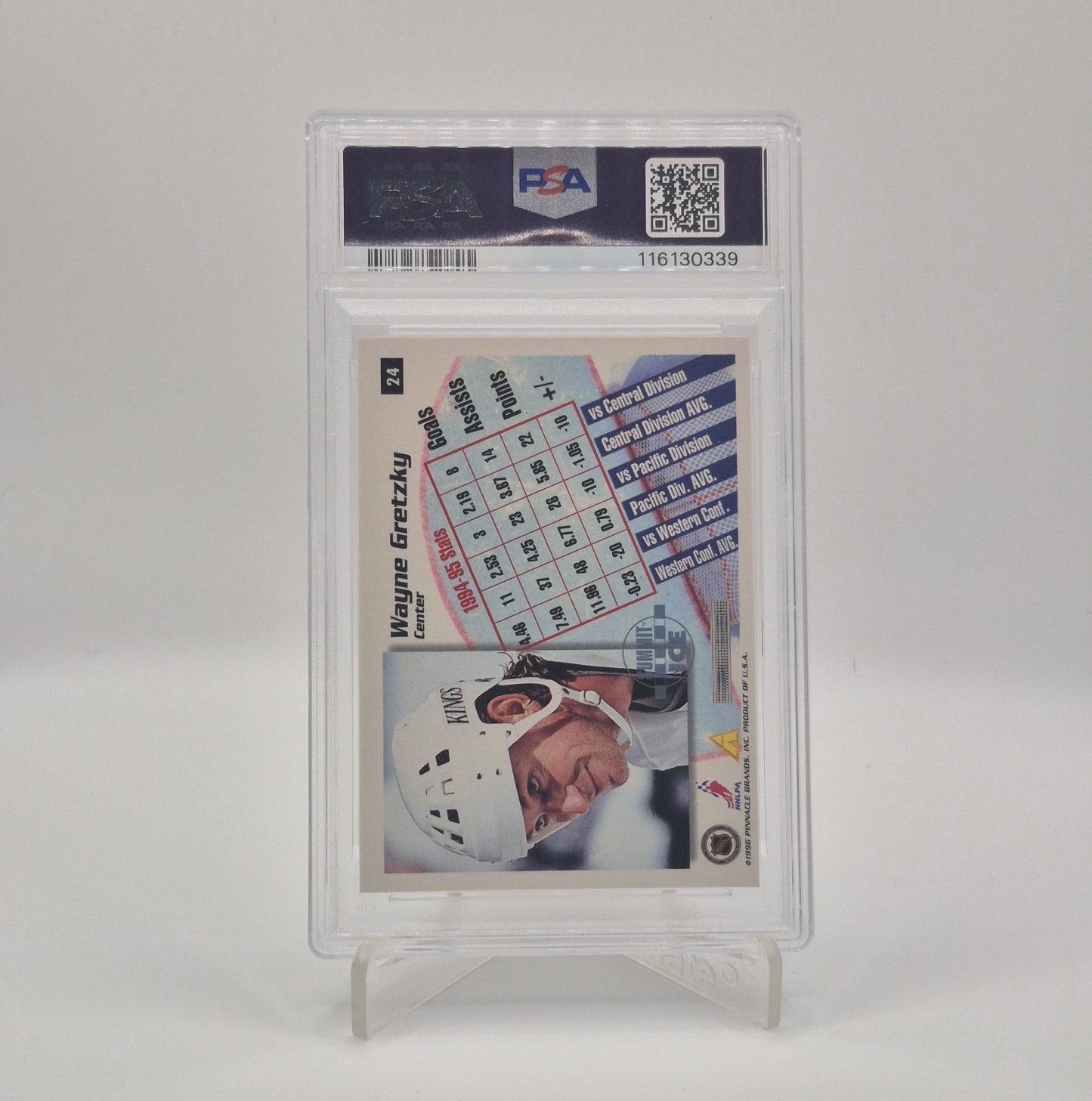 1995 Wayne Gretzky Summit Ice PSA 8