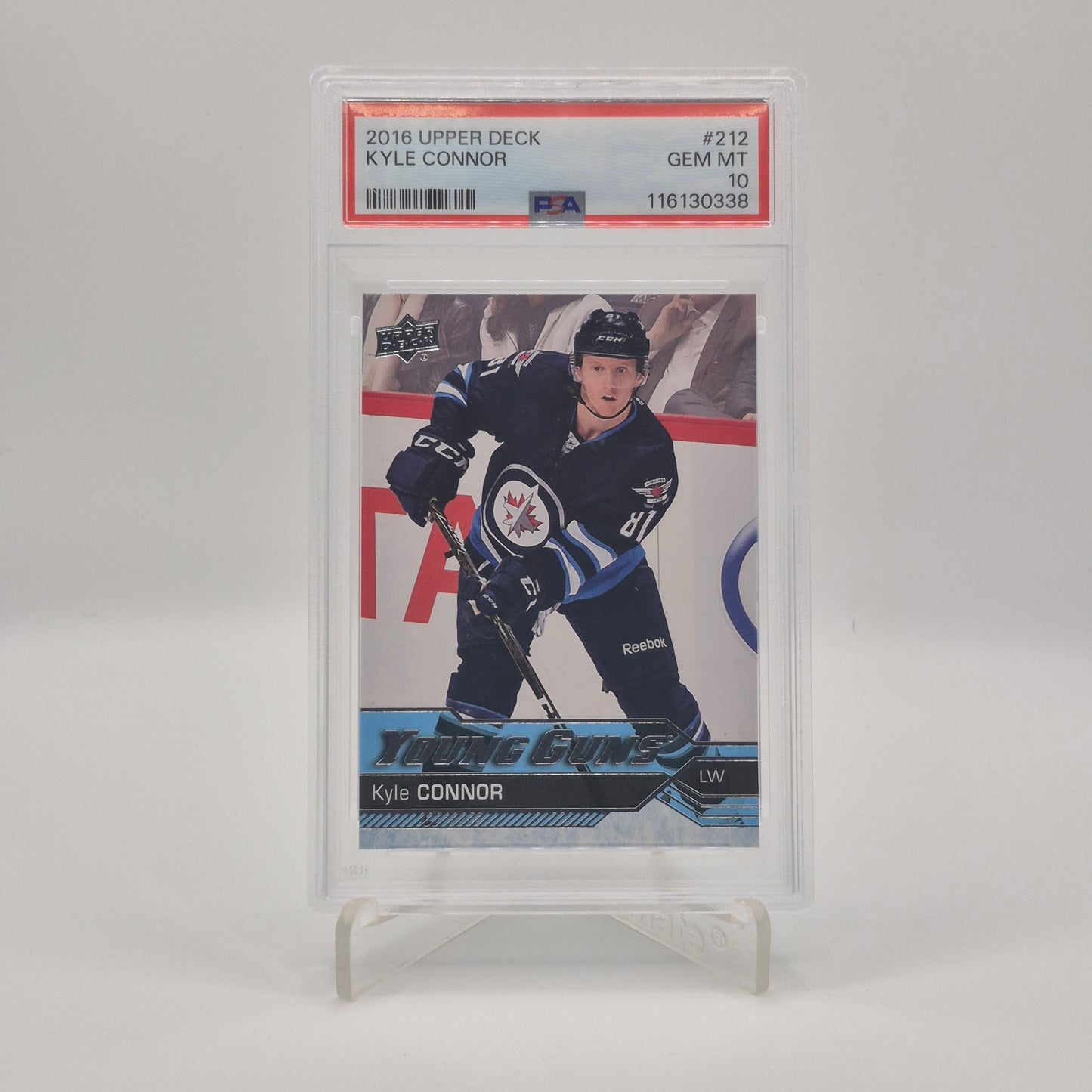 2016 Upper Deck Kyle Connor Young Guns PSA 10