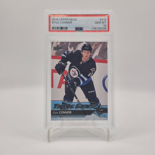 2016 Upper Deck Kyle Connor Young Guns PSA 10