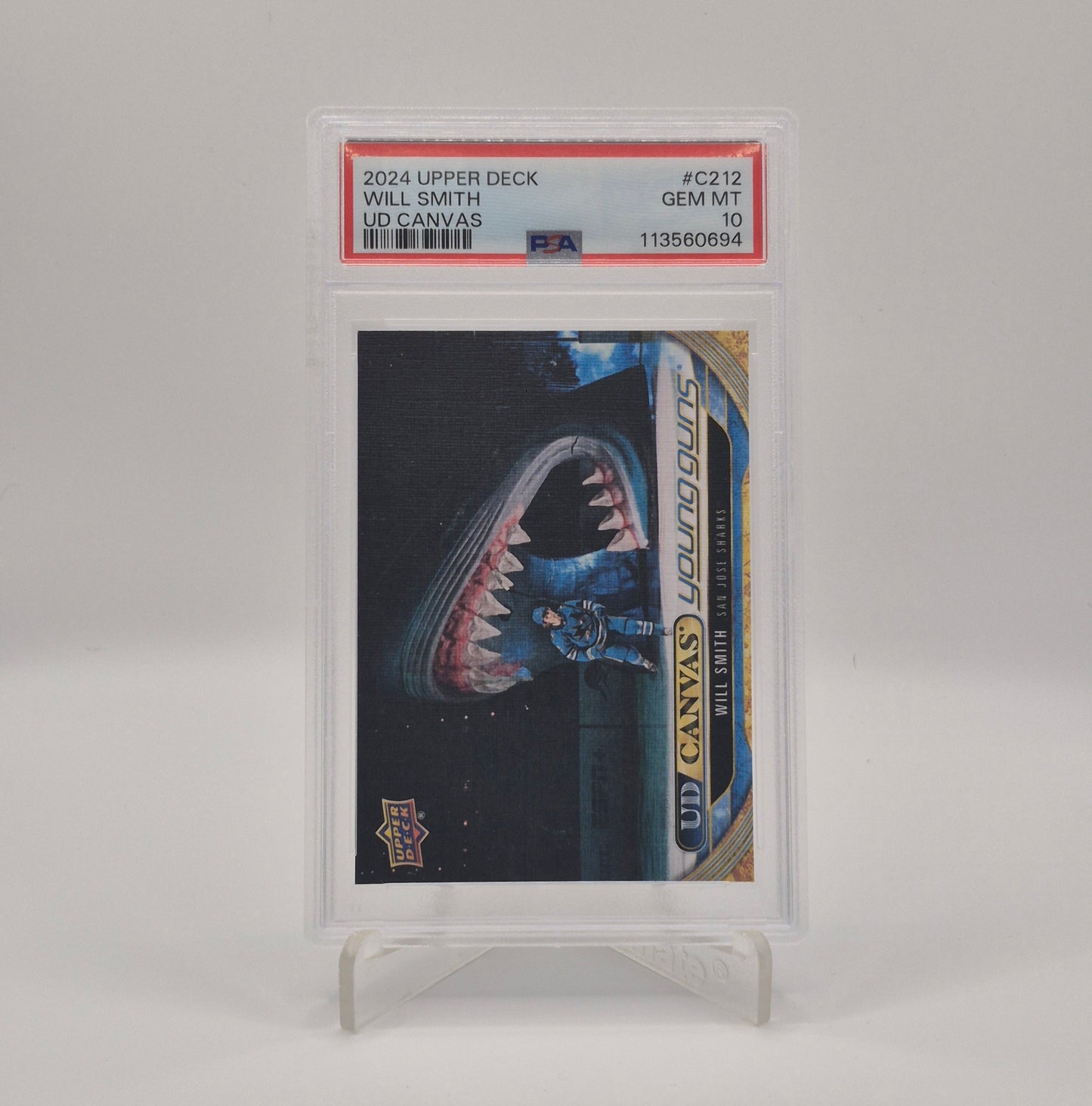 2024 Upper Deck Will Smith UD Canvas Young Guns PSA 10