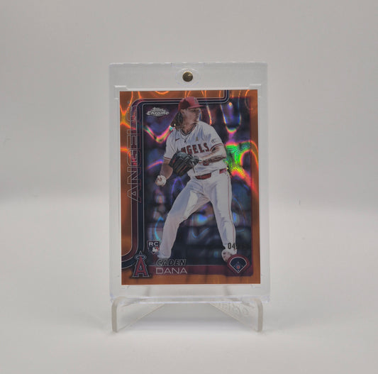 2025 Topps Chrome Caden Dana Orange Raywave /25