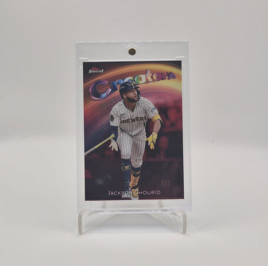 2025 Topps Finest Jackson Chourio Creators 1/5