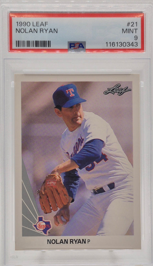1990 Leaf Nolan Ryan PSA 9