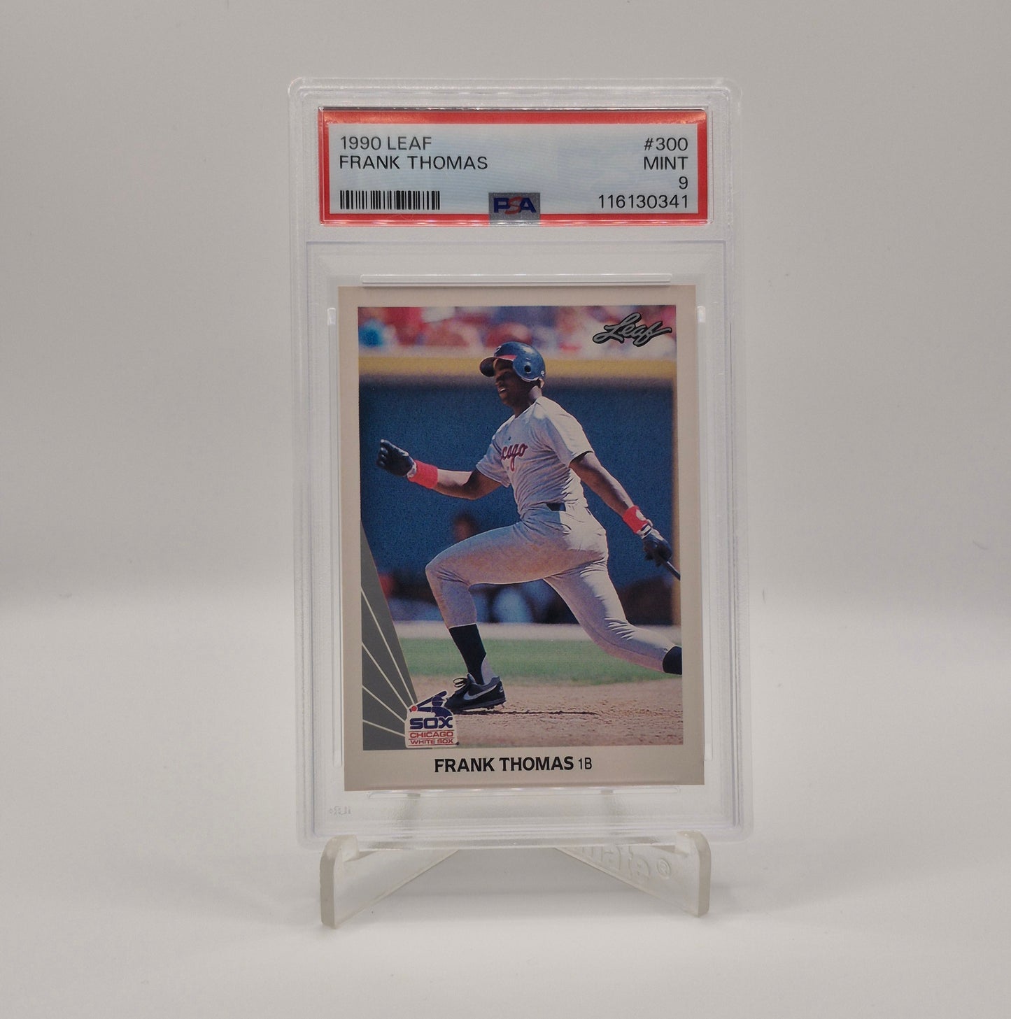 1990 Leaf Frank Thomas PSA 9