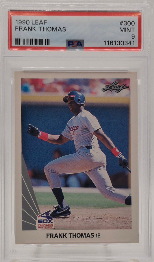 1990 Leaf Frank Thomas PSA 9