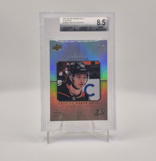 2021-22 Upper Deck Honor Roll Trevor Zegras /250 BGS 8.5