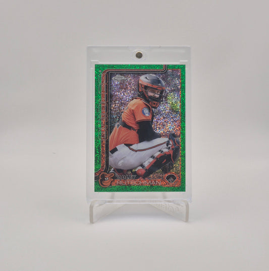2025 Topps Chrome Adley Rutschman Image Variation Green Speckle /99
