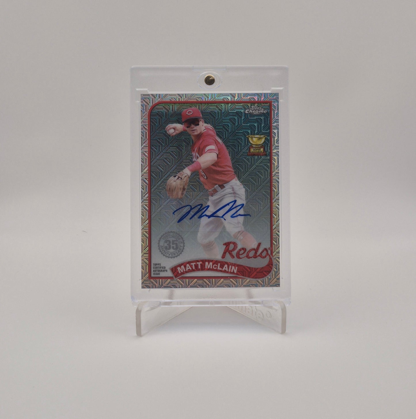 2024 Topps Matt Mclain Mojo Refractor Autograph