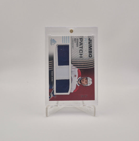 2024-25 SP Game Used Hockey Joshua Roy Jumbo Rookie Patch /25