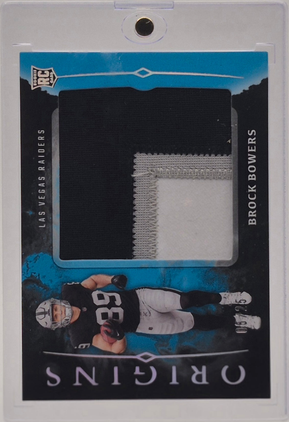 2024 Panini Origins Brock Bowers Future Fabrics /25