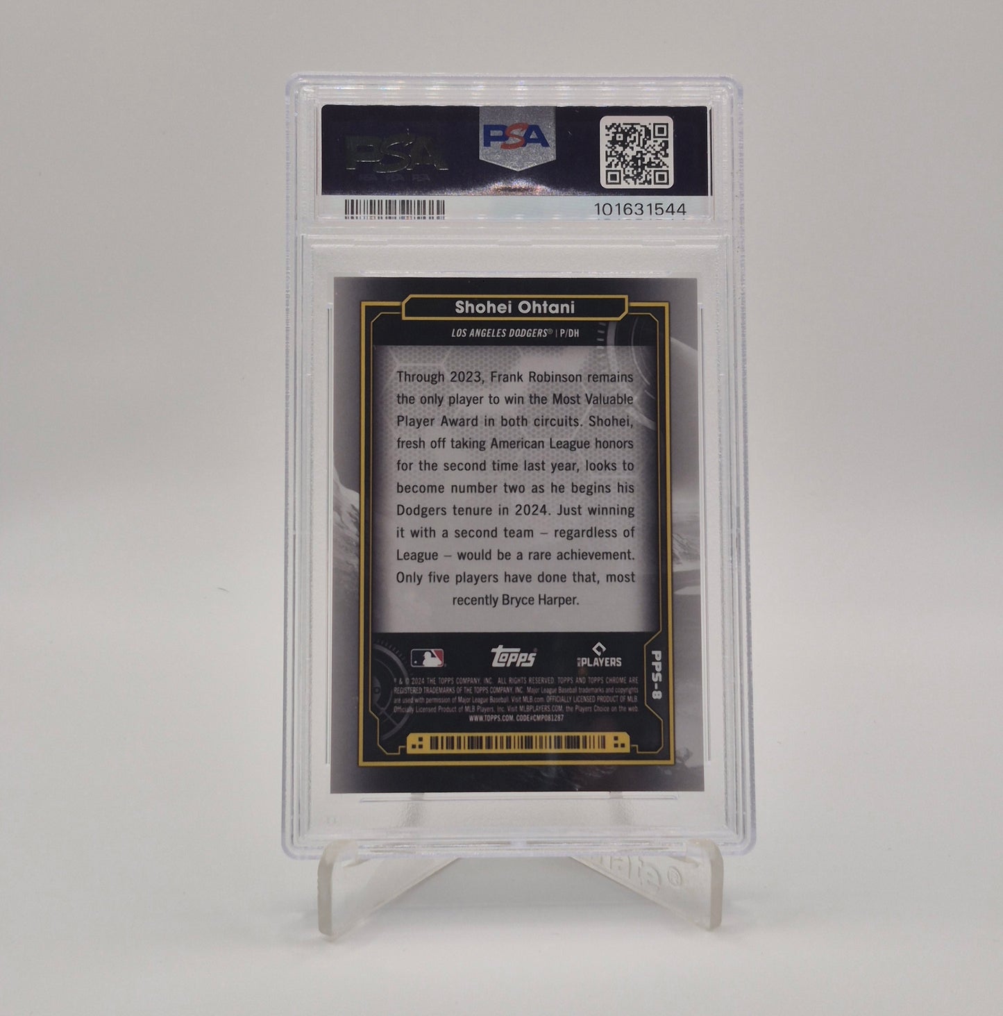 2024 Topps Chrome Cosmic Shohei Ohtani Planetary Pursuit The Sun PSA 10