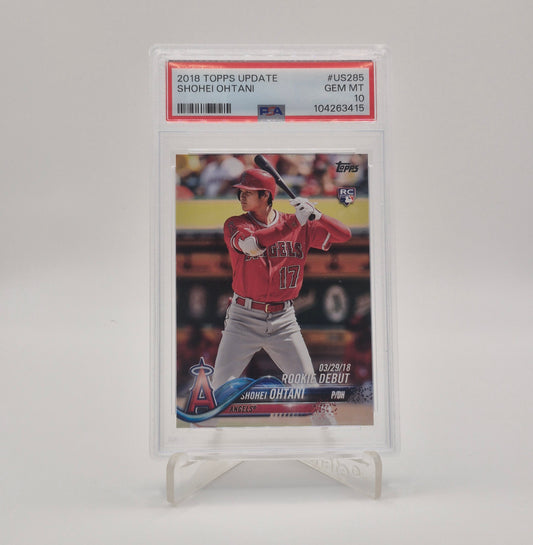 2018 Topps Update Shohei Ohtani Rookie Debut PSA 10