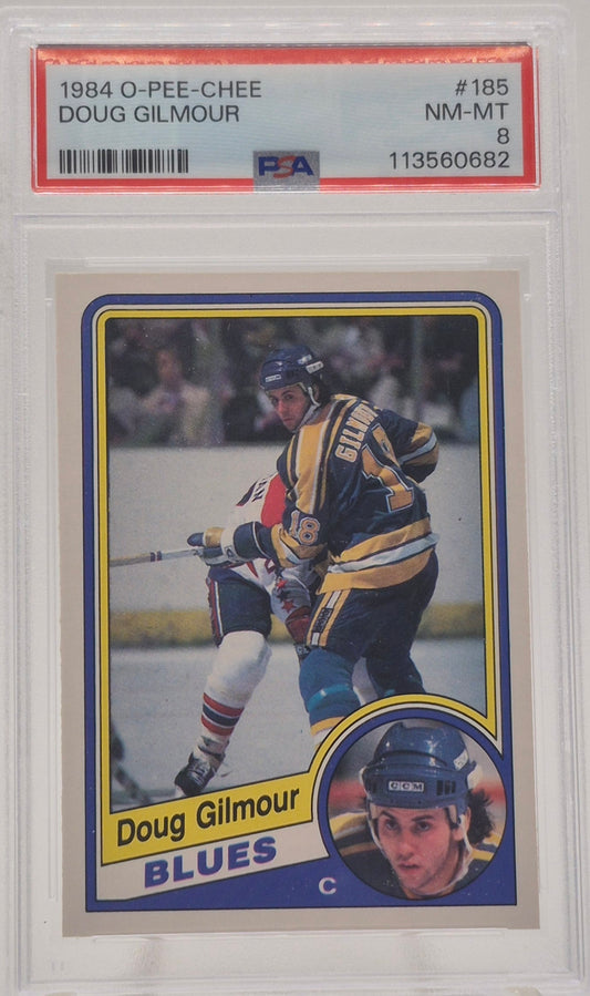 1984 O-Pee-Chee Doug Gilmore PSA 8