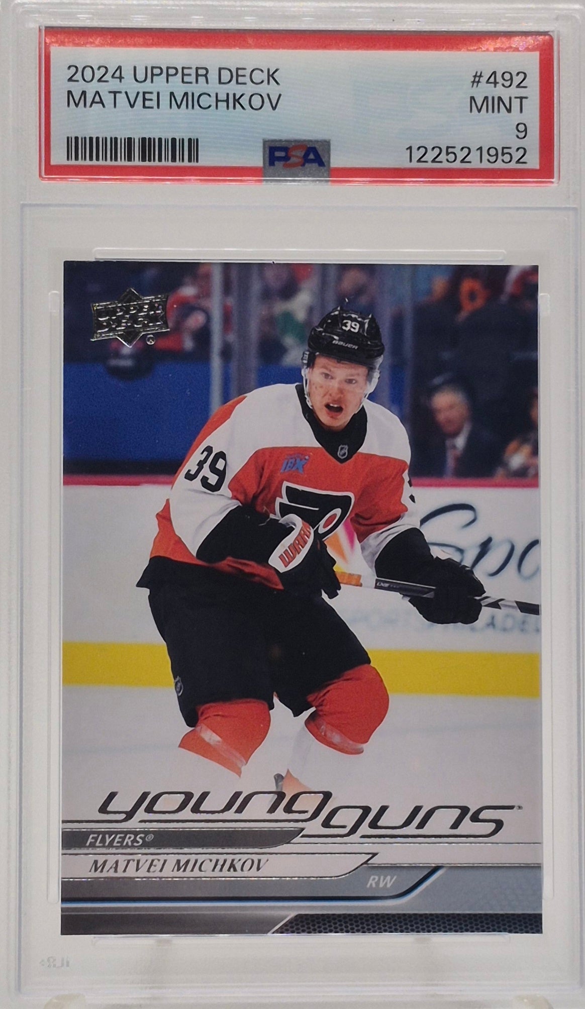 2024-25 Matvei Mitchcov Young Guns PSA 9