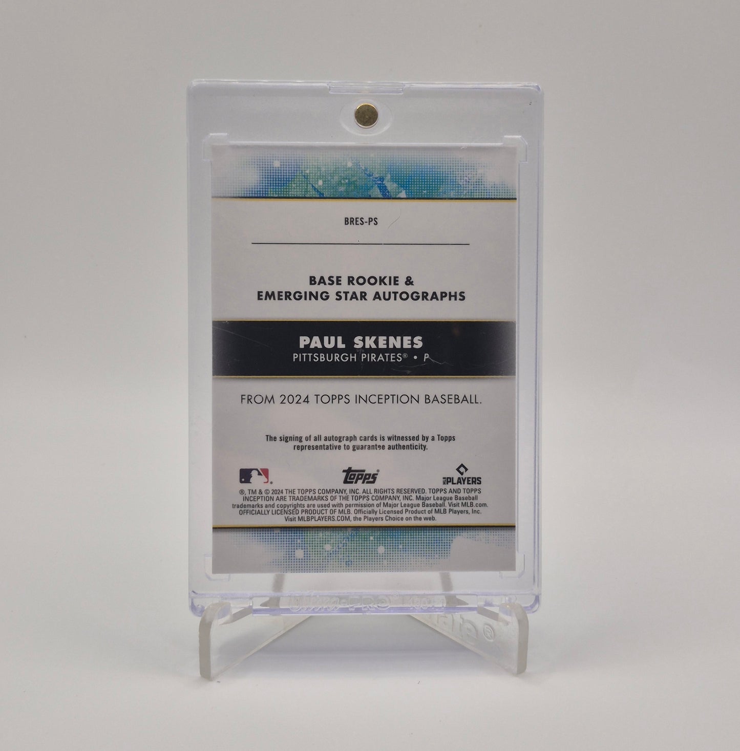 2024 Topps Inception Paul Skenes Autograph /125