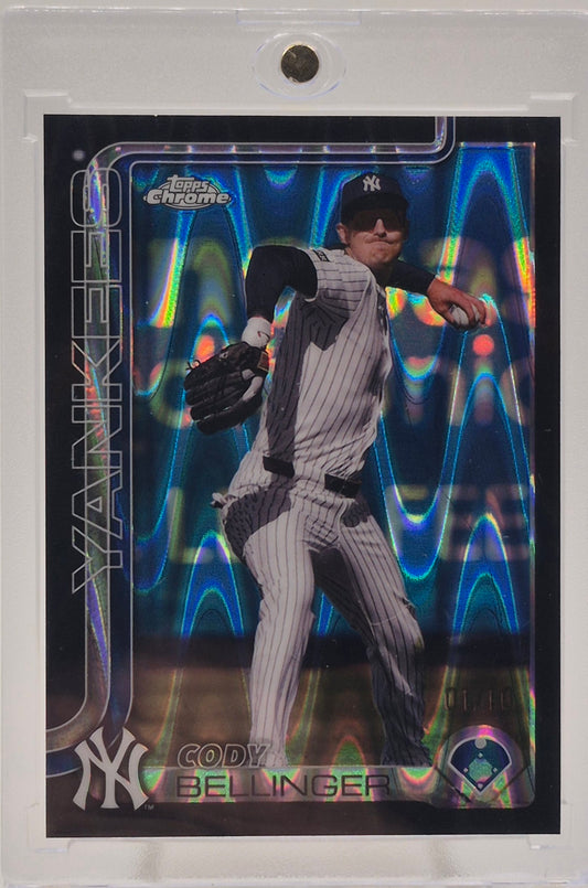 2025 Topps Chrome Cody Bellinger Black Raywave /10